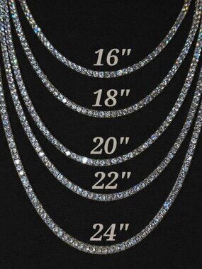 Iced Out Tennis Chain Necklace